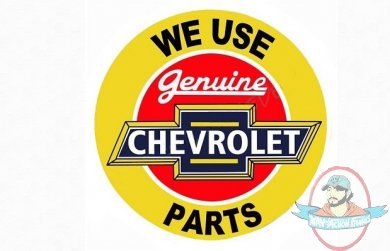 Genuine Chevy Parts 24 inch Large Round Sign by Signs4Fun