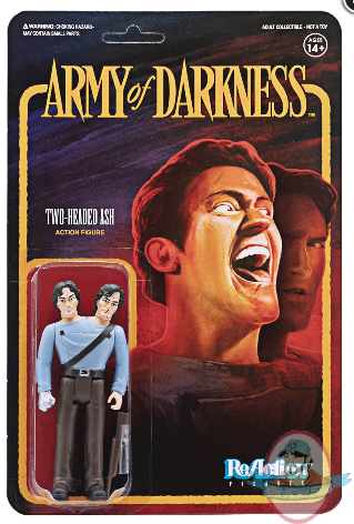 Army of Darkness Two-Headed Ash ReAction Figure Super 7 Army of Darkness Two-Headed Ash ReAction Figure Super 7
