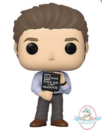 Pop! TV The Office Jim with Nonsense Sign Vinyl Figure Funko