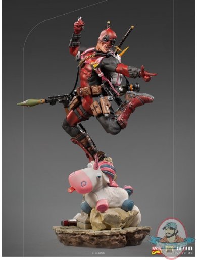 1/10 Scale Marvel Deadpool Deluxe Statue Iron Studios 906738