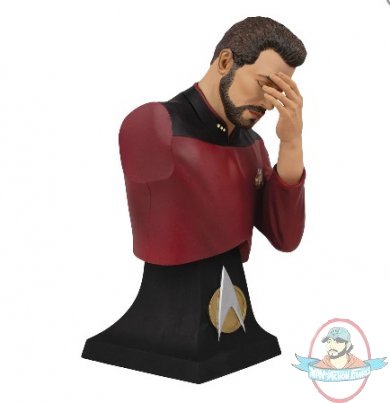 Star Trek TNG Riker Facepalm Con Exclusive Mini Bust Paperweight