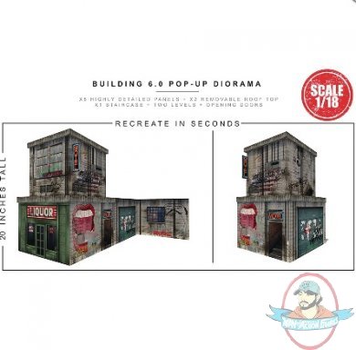 1/18 Scale Extreme Sets Building 6 Pop Up Diorama
