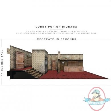 1/12 Scale Extreme Sets Building Lobby Pop-Up Diorama