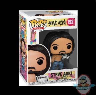 POP! Rocks Steve Aoki with Cake #192 Vinyl Figure Funko