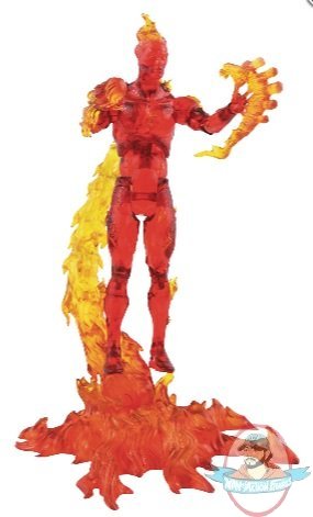 Marvel Select Human Torch Figure Diamond Select Marvel Select Human Torch Figure Diamond Select