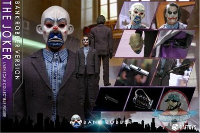 1/6 Heath Ledger The Joker Bank Robber Figure F02 DAFTOYS
