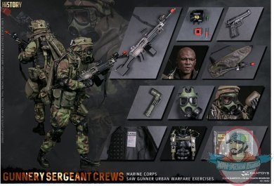 Damtoys 1/6 Marine Corps Saw Gunner urban warfare exercises DAM 78082