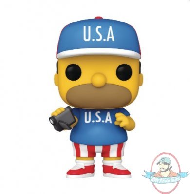 Pop! Animation The Simpsons Usa Homer #905 Vinyl Figure Funko