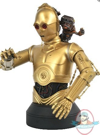 1/6 Star Wars The Rise of Skywalker C3PO & Babu Frik Bust Diamond