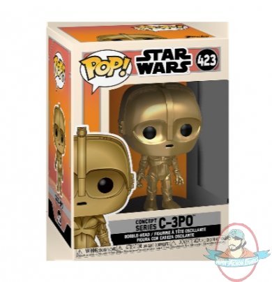 Pop! Star Wars Concept Alternate C3PO #423 Vinyl Figure Funko