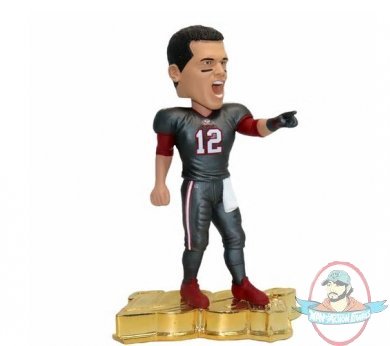 NFL Tom Brady Tampa Bay Buccaneers Gold Exclusive BobbleHead Forever 