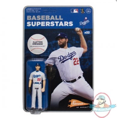 MLB Modern LA Dodgers Clayton Kershaw W1 ReAction Figure Super 7