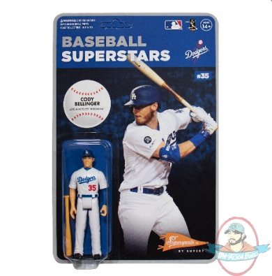 MLB Modern LA Dodgers Cody Bellinger W1 ReAction Figure Super 7