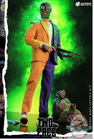 1/6 Scale Dc Comics Two Face Figure F06 DAFTOYS