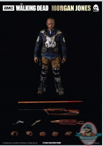 1/6 Scale The Walking Dead Morgan Jones Season 7 Figure ThreeZero