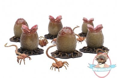 1:18 Scale Alien Eggs and Facehugger PX Figure Set Hiya Toys