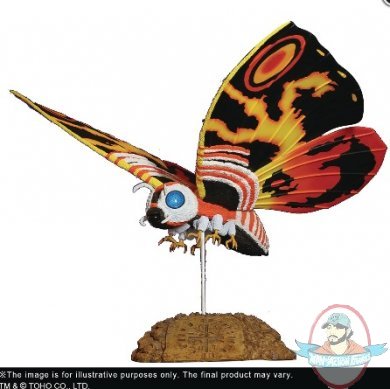 Godzilla 1992 Toho Lg Kaiju Series Mothra 15 inch PVC X-Plus