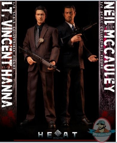 1/6 Scale Heat Neil McCauley & Venterson Hanna Set Present Toys 