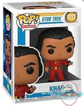 Pop! Tv Star Trek Khan #1137 Vinyl Figure Funko