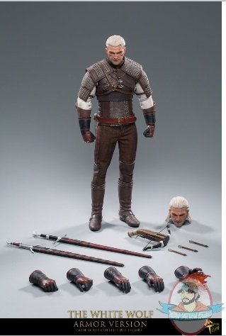 1/6 The White Wolf Armor Version Action Figure Master Team MTTOY 006 