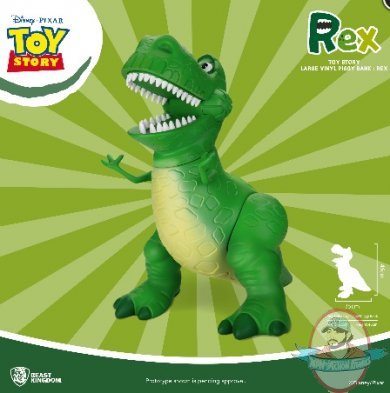 Toy Story Rex Large Vinyl Piggy Bank Beast Kingdom Toy Story Rex Large Vinyl Piggy Bank Beast Kingdom