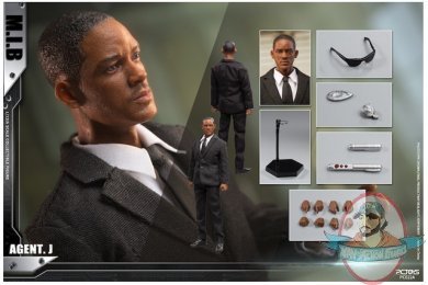 1/12 Scale Man in Black J Figure PCTOYS PC022A