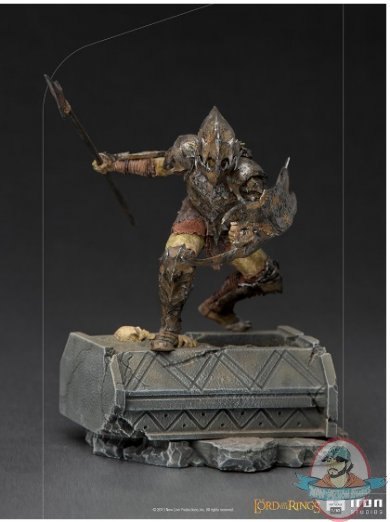 1/10 Scale The Lord of the Rings Armored Orc Iron Studios 908330
