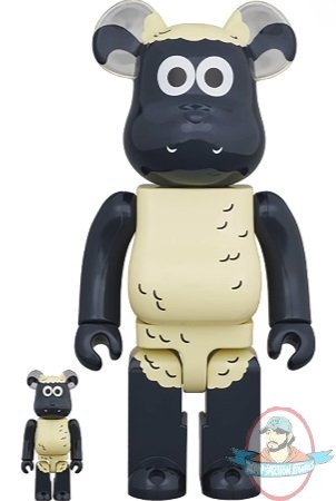 Shaun The Sheep Bearbrick 400% & 100% 2 Pack Medicom Shaun The Sheep Bearbrick 400% & 100% 2 Pack Medicom