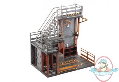 1:18 Diorama Joy Toy Mecha Depot Testing Area Dark Source