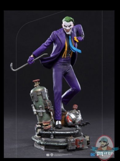 1/10 Scale Dc Comics The Joker Statue Iron Studios 908228