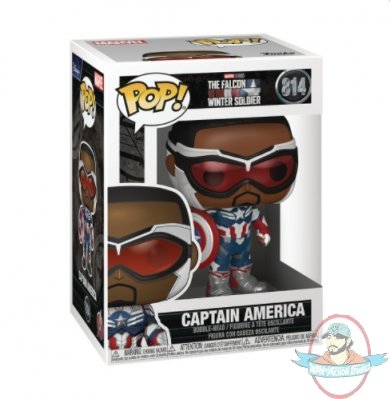 Pop! Falcon & Winter Soldier Captain America #814 Figure Funko