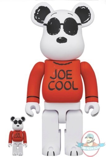 Peanuts Joe Cool Bearbrick 400% & 100% 2 Pack Set Medicom Peanuts Joe Cool Bearbrick 400% & 100% 2 Pack Set Medicom