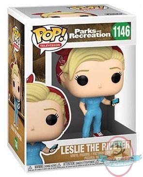 Pop! TV Parks & Recreation Leslie The Riveter #1146 Figure Funko