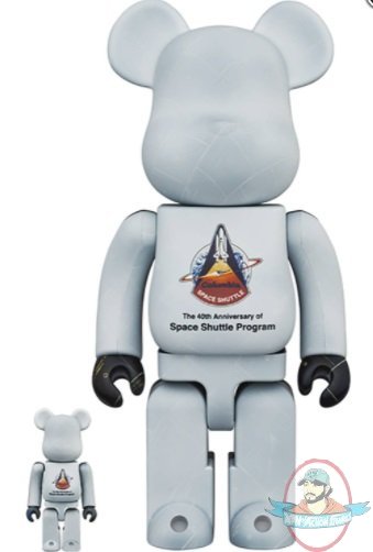 Space Shuttle Bearbrick 400% & 100% 2 Pack Set Medicom Space Shuttle Bearbrick 400% & 100% 2 Pack Set Medicom
