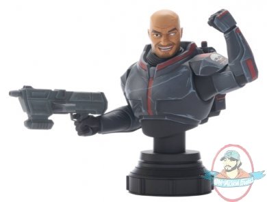 1/7 Scale Star Wars Clone Wars Wrecker Bust by Diamond Select