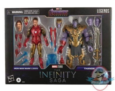 Marvel Legends Infinity Saga Iron Man MK85 vs Thanos Hasbro