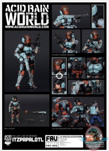 1:18 Scale Acid Rain Itzpapalotl FAV-A52 Toynami 