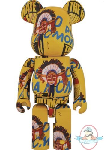 Andy Warhol X Jean Michel Basquiat 3 1000% Bearbrick by Medicom
