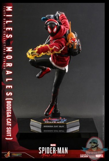 1/6 Spider-Man Miles Morales Bodega Cat Suit VGM Hot Toys 908143 1/6 Spider-Man Miles Morales Bodega Cat Suit VGM Hot Toys 908143
