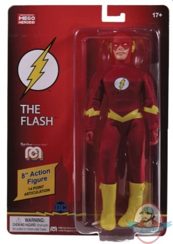 Mego Dc Comics Flash 8 inch Figure Mego Corporation