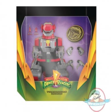 Power Rangers Ultimates Tyrannosaurus Rex Zord Figure Super 7