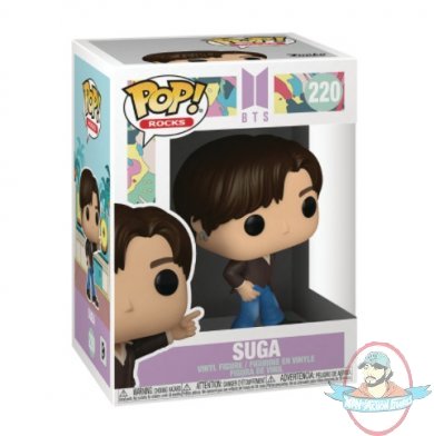 Pop! Rocks BTS Dynamite Suga #220 Vinyl Figure Funko