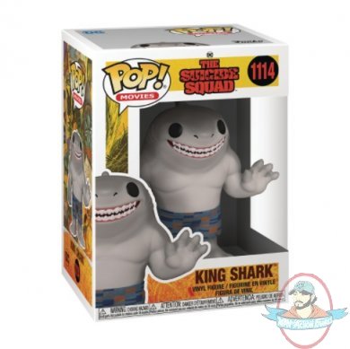 POP Movies Suicide Squad 2021 King Shark #1114 Figure Funko 