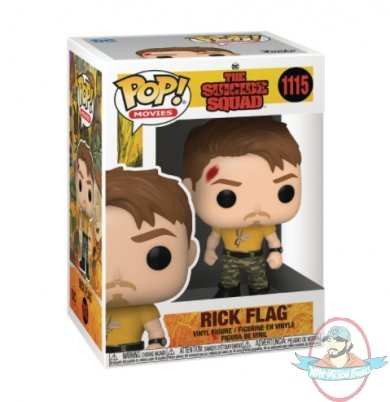 POP Movies Suicide Squad 2021 Rick Flag #1115 Funko 