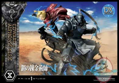 1/6 Edward and Alphonse Elric Deluxe Statue Prime 1 Studio 908789