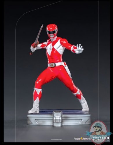 1:10 Power Rangers Red Ranger Art Scale Iron Studios 908867