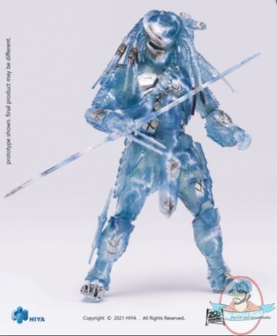 1/18 Scale AVP Active Camouflage Scar PX Figure Hiya Toys