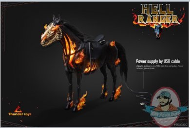 1/6 Scale Hell Ranger Action Figure Thunder Toys TD2023C