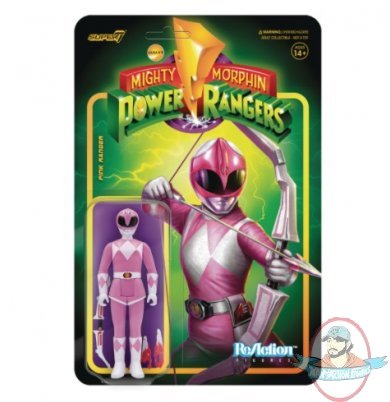 Power Rangers Pink Ranger ReAction Figure Super 7