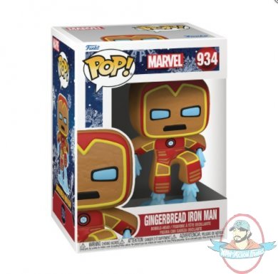 Pop! Marvel Holiday Gingerbread Iron Man #934 Figure Funko